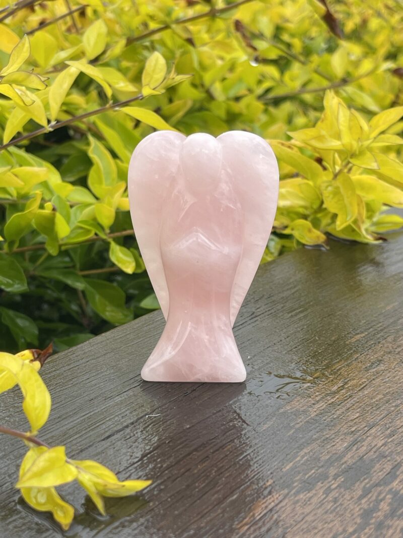 This is Loving Rose Quartz Angel of Compassion - 8cm