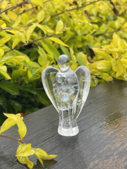 This is Crystal Clear Quartz Angel of Illumination - 7.5cm