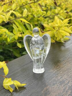 This is Crystal Clear Quartz Angel of Illumination - 7.5cm