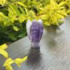 This is Calming Chevron Amethyst Angel of Clarity - 5cm