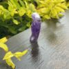 This is Calming Chevron Amethyst Angel of Clarity - 5cm