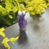 This is Calming Chevron Amethyst Angel of Clarity - 5cm