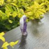 This is Calming Chevron Amethyst Angel of Clarity - 5cm