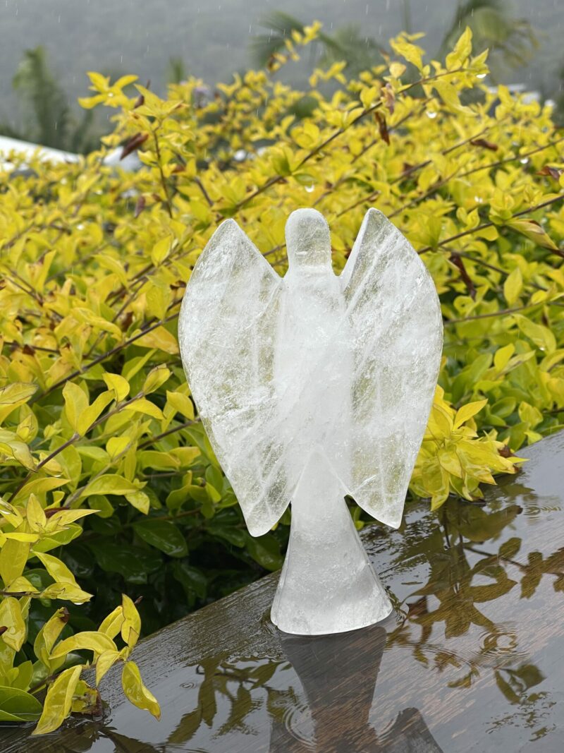 This is Absolutely Angelic Clear Quartz Angel of Light - 17.5cm