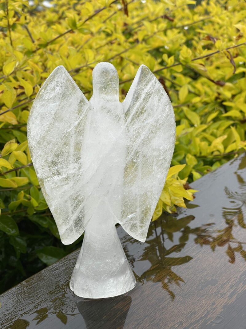 This is Absolutely Angelic Clear Quartz Angel of Light - 17.5cm