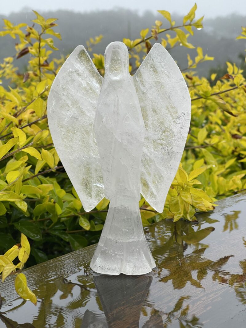 This is Absolutely Angelic Clear Quartz Angel of Light - 17.5cm