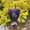 This is Majestic Chevron Amethyst Angel of Wisdom - 11.5cm