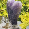 This is Majestic Chevron Amethyst Angel of Wisdom - 11.5cm