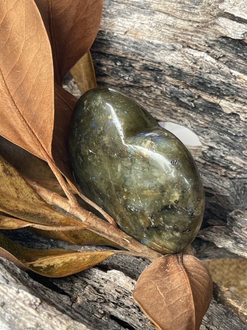 This is Enchanting Labradorite Heart of Transformation - 251g