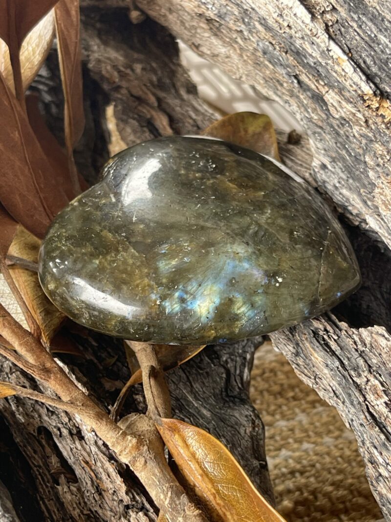 This is Enchanting Labradorite Heart of Transformation - 251g