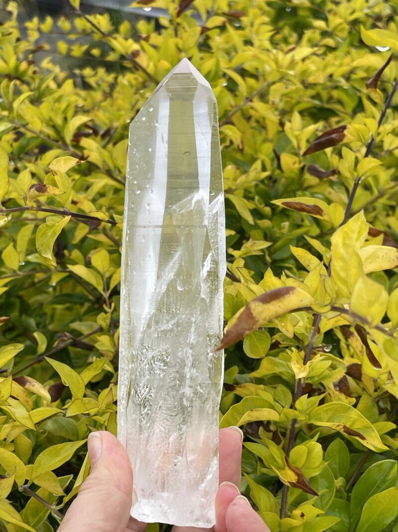 This is Super Clear Lemurian Quartz Crystal Point – 398g