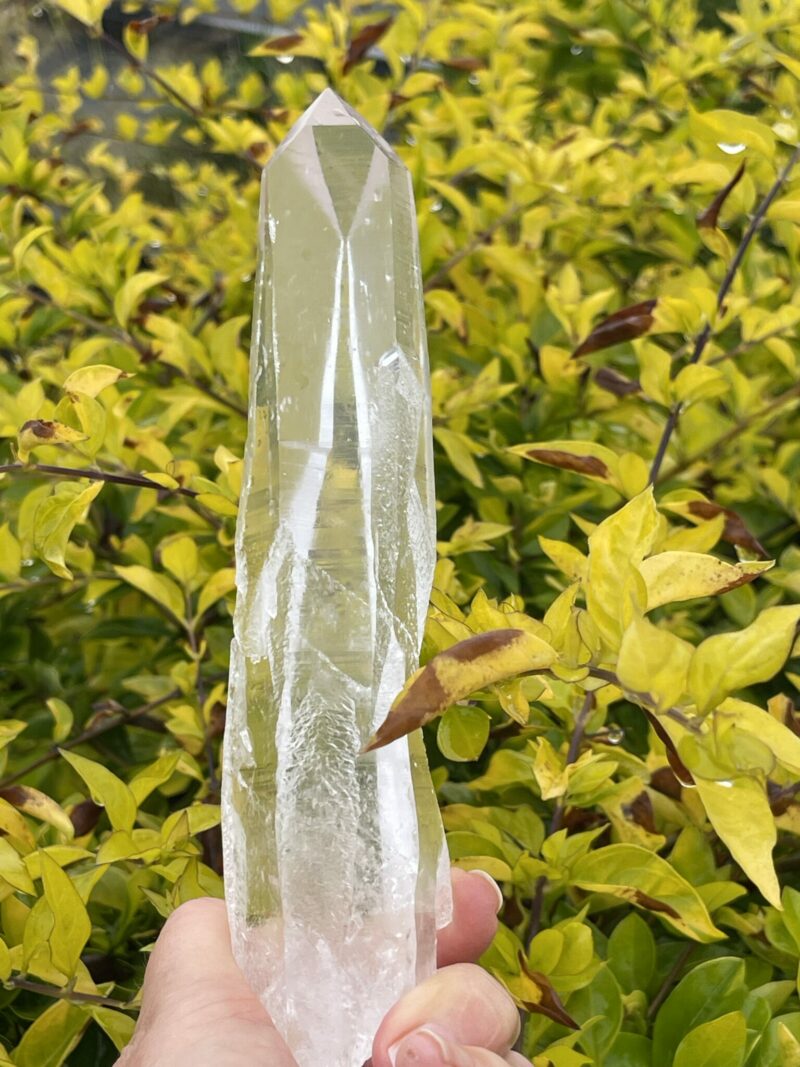 This is Super Clear Lemurian Quartz Crystal Point – 398g