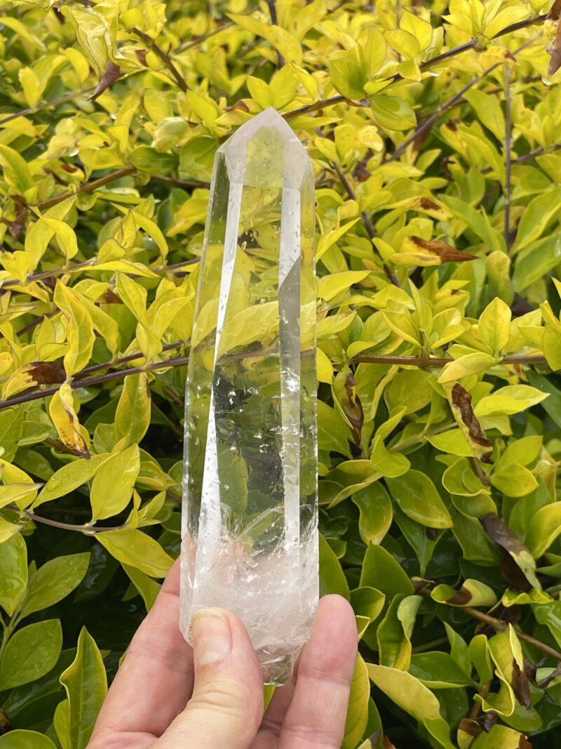 Water Clear Super This is Lemurian Quartz Crystal Point of Illumination - 274g