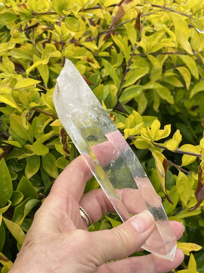 Water Clear Super This is Lemurian Quartz Crystal Point of Illumination - 274g