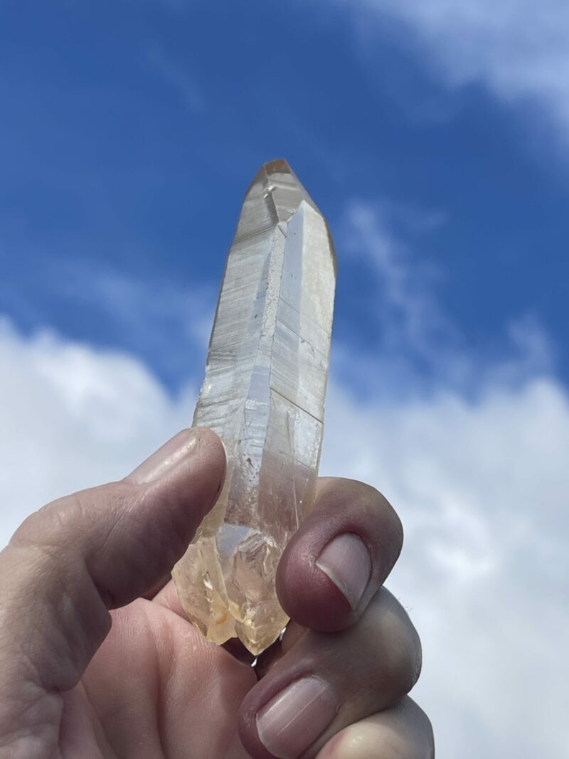 This is Double Terminated Pink Lemurian Master Quartz – 72g