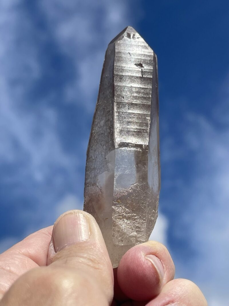 This is Heart-Centered Pink Lemurian Quartz – 92g