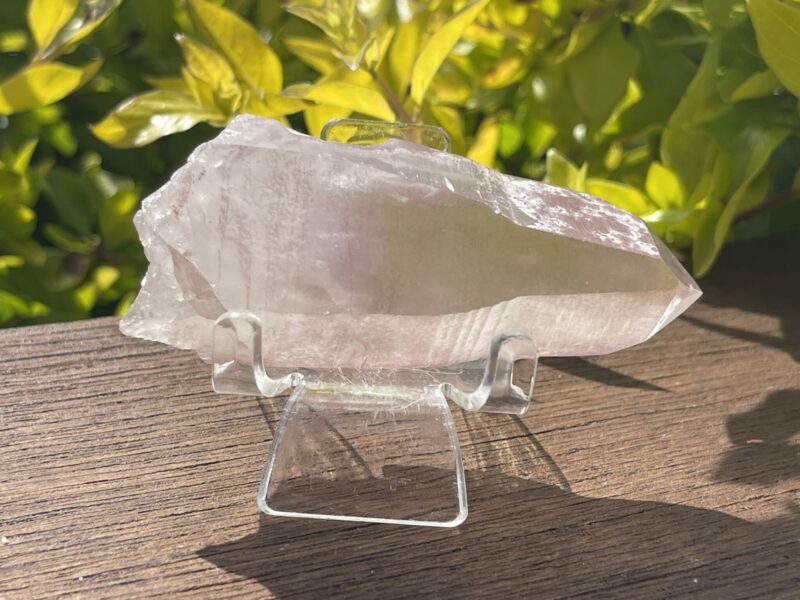 This is Harmony Pink Lemurian Quartz Crystal – 99g