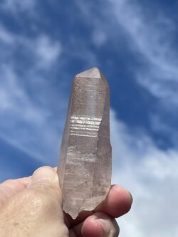 This is Harmony Pink Lemurian Quartz Crystal – 99g