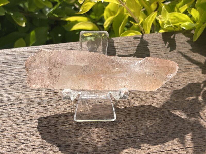 This is Nurturing Pink Lemurian Quartz Point – 118g