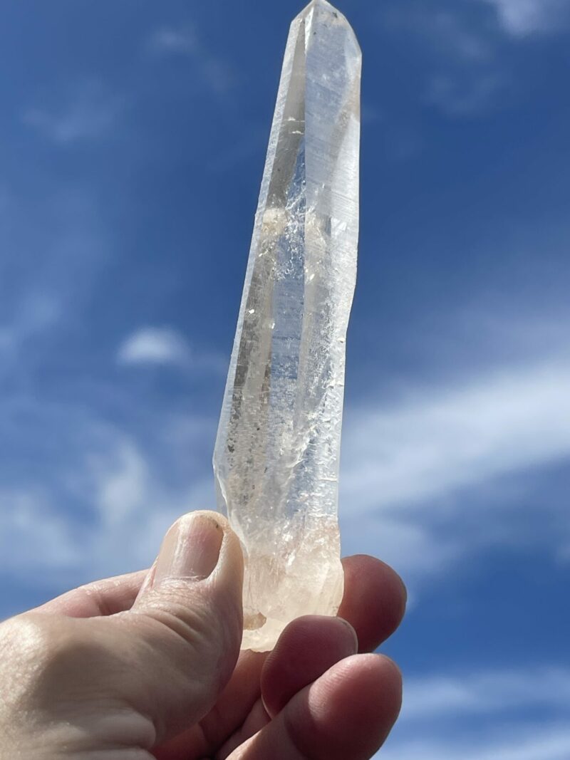 This is Lemurian Raw Tabby Point – 101g