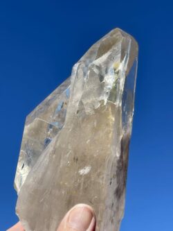 This is Unique Tabby Citrine with Clear Quartz Bridge – 1.18kg