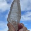 this is Pink Key Inclusion Lemurian Quartz Point