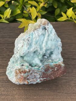 This is Transformative Hemimorphite Raw Specimen – 935g of Pure Healing Power