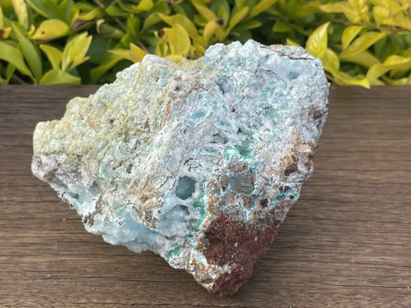 This is Transformative Hemimorphite Raw Specimen – 935g of Pure Healing Power