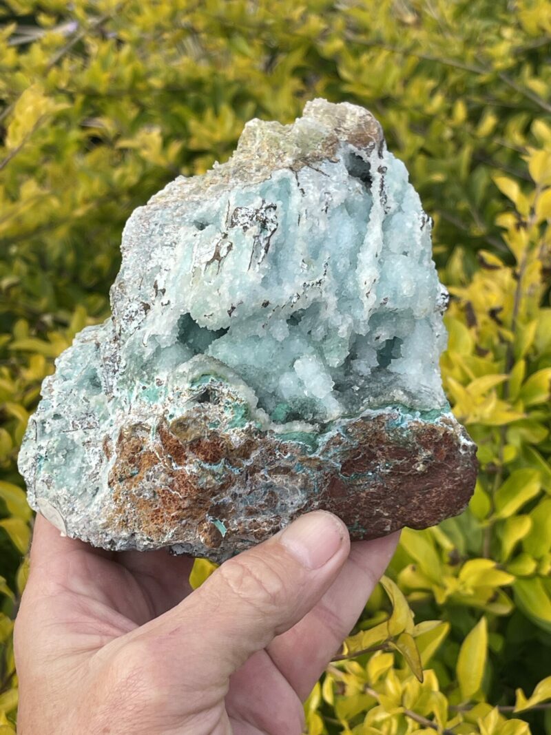 This is Transformative Hemimorphite Raw Specimen – 935g of Pure Healing Power