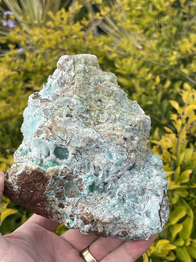 This is Transformative Hemimorphite Raw Specimen – 935g of Pure Healing Power