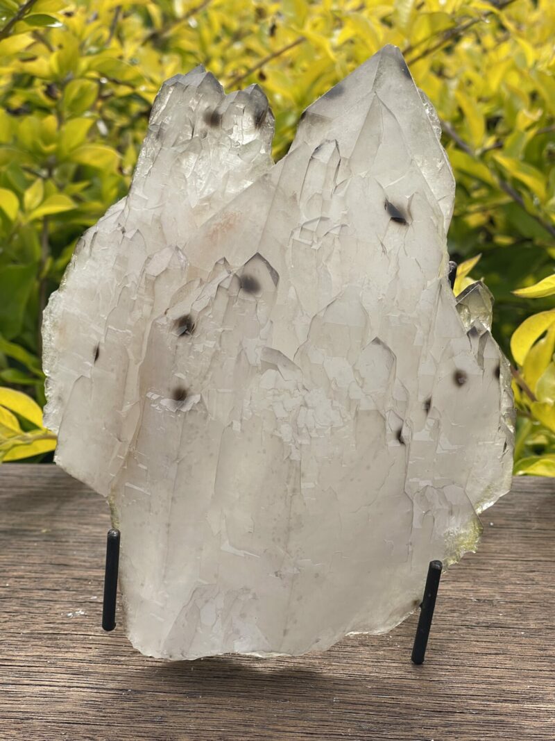 This is Dalmatian-Spotted Smokey Quartz Cathedral