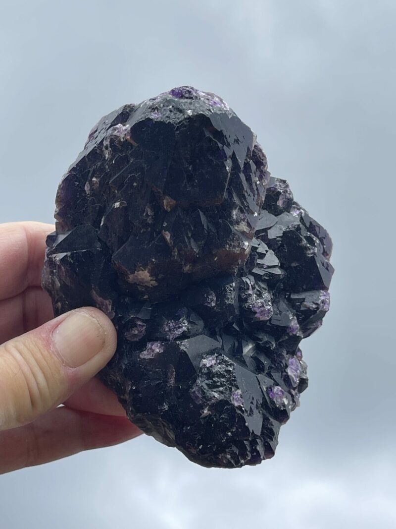 This is Black Elestial Amethyst of Wisdom – 540g