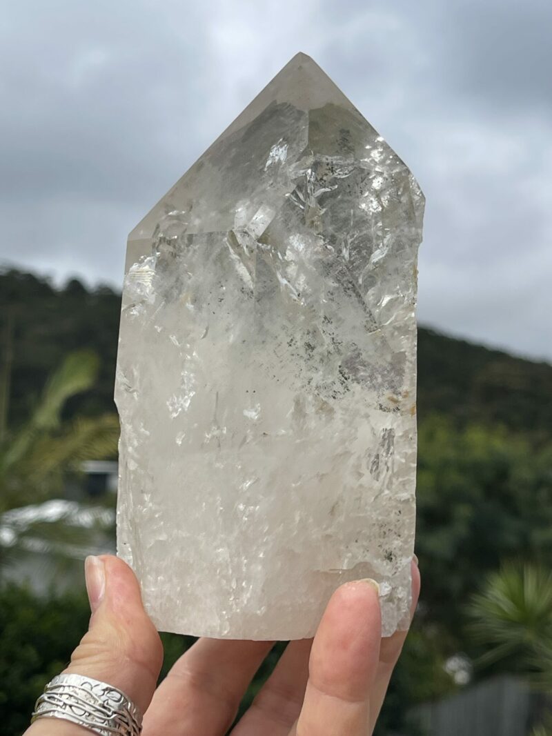 This is Isis and Time-Link Forward Clear Quartz Point – 1.2kg