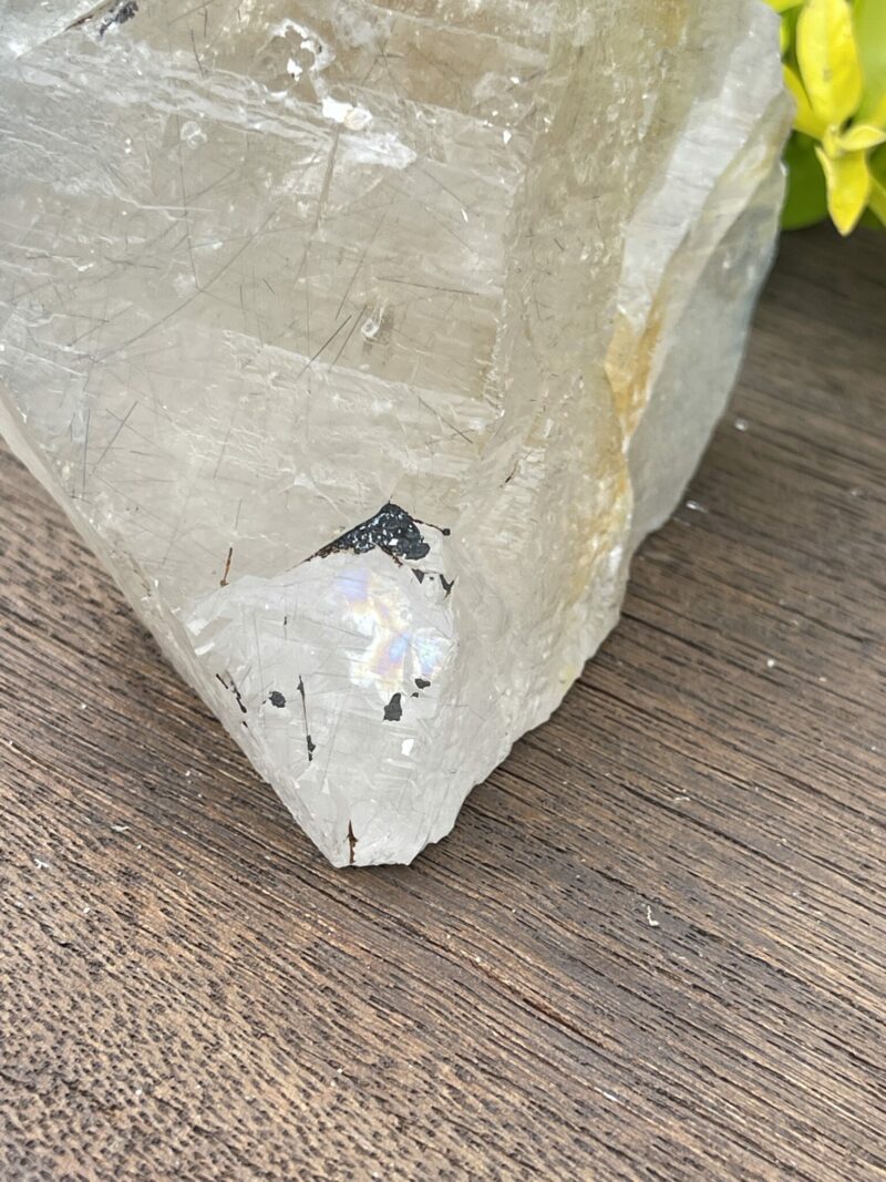 This is Rare Indicolite Tourmaline in Quartz Specimen – 1kg