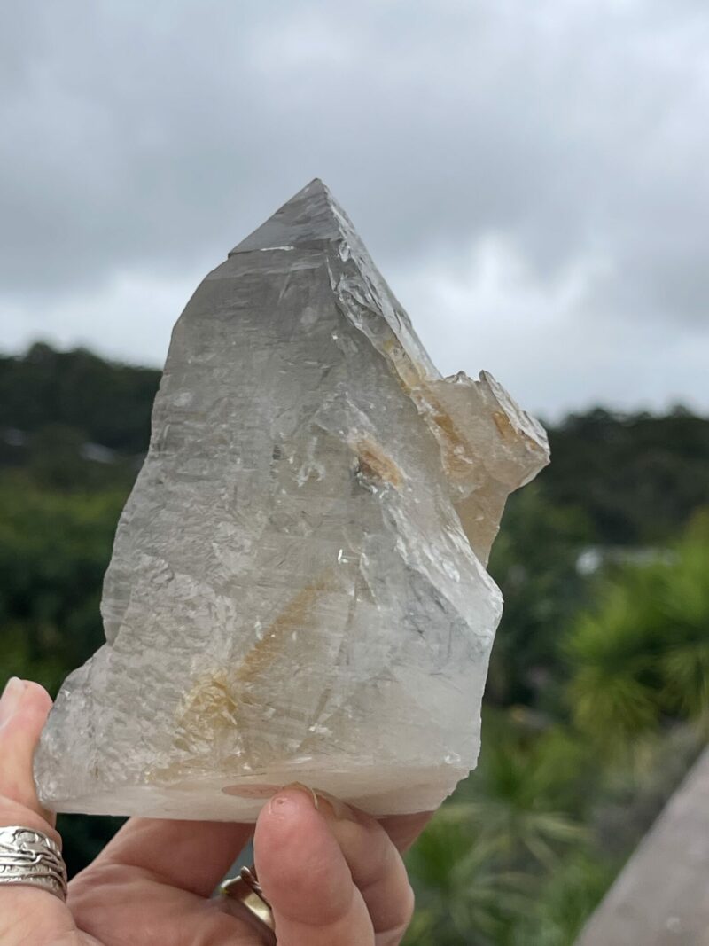 This is Rare Indicolite Tourmaline in Quartz Specimen – 1kg