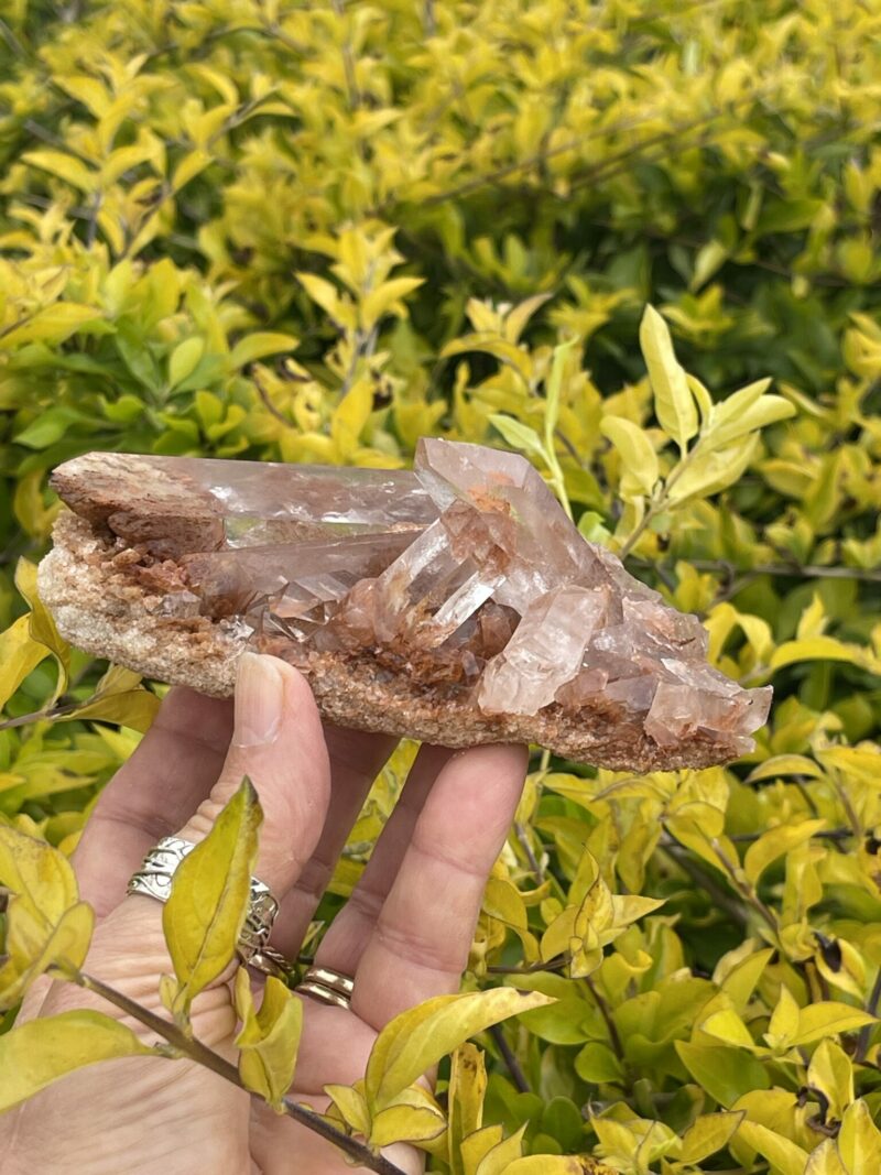 This is Stunning Clear Quartz in Silica Matrix – 449g