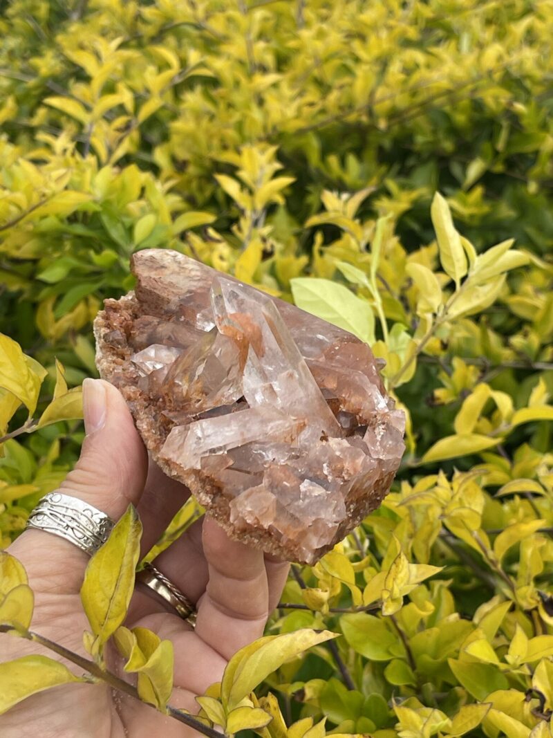 This is Stunning Clear Quartz in Silica Matrix – 449g