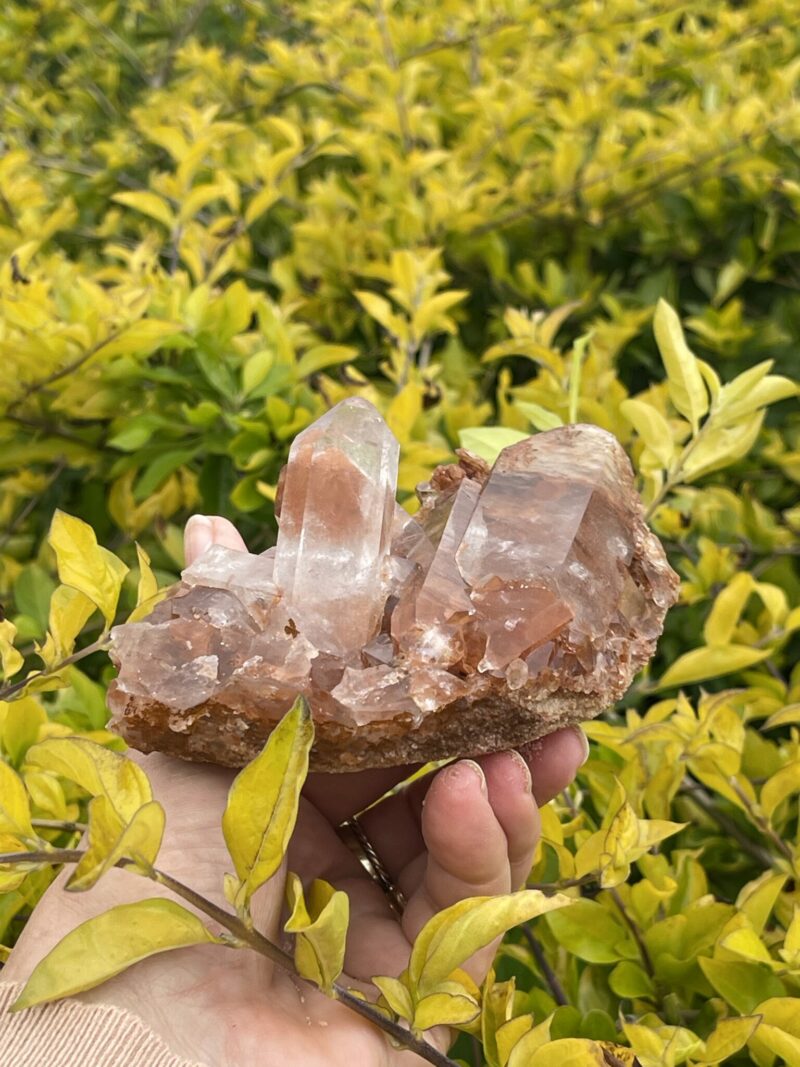 This is Stunning Clear Quartz in Silica Matrix – 449g