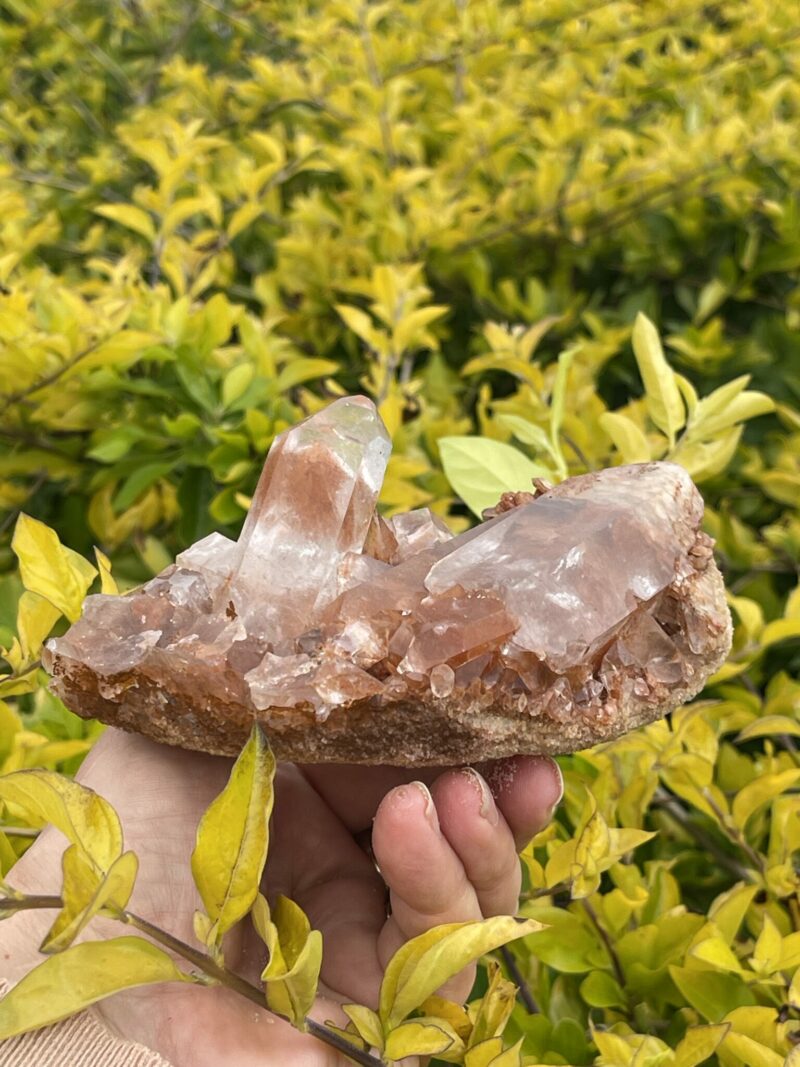 This is Stunning Clear Quartz in Silica Matrix – 449g