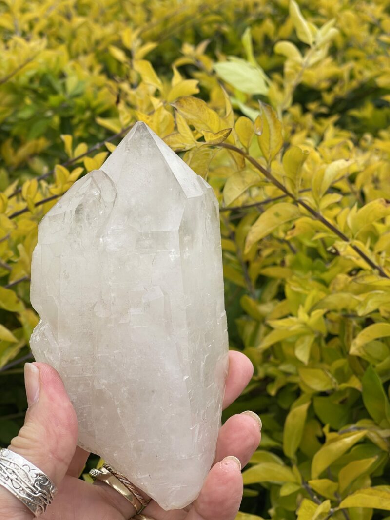 This is Clear Quartz Cathedral Lightbrary – 447g