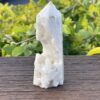 This is Radiant White Calcite Tower (111g)