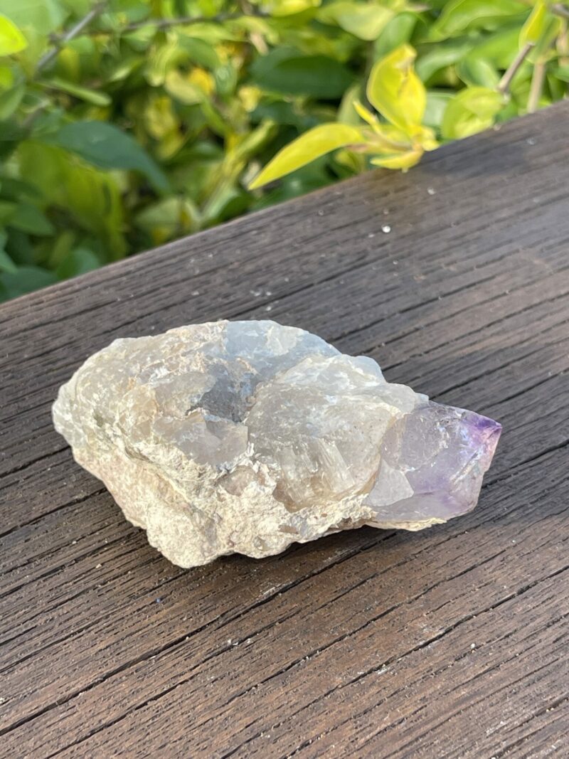 This is Exquisite Zambian Amethyst on Matrix (150g)