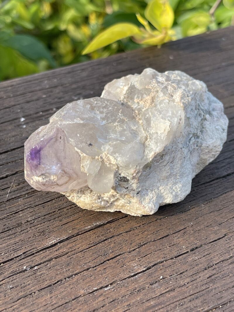 This is Exquisite Zambian Amethyst on Matrix (150g)