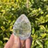 This is Stunning Clear Quartz Faceted Teardrop (127g)