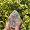 This is Stunning Clear Quartz Faceted Teardrop (127g)