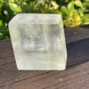 This is Radiant Golden Calcite Cube: 299g of Uplifting Energy and Mental Clarity