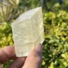 This is Radiant Golden Calcite Cube: 299g of Uplifting Energy and Mental Clarity