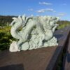 this is Majestic Jade Chinese Dragon Carving (3.12kg)