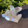 this is Celestial Angel Aura Quartz Cluster: 770g of Divine Connection and Spiritual Mastery"