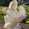 this is Celestial Angel Aura Quartz Cluster: 770g of Divine Connection and Spiritual Mastery"